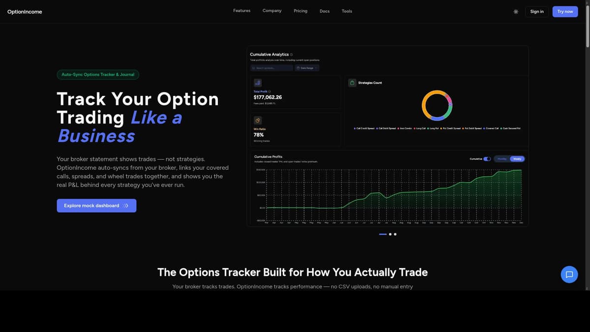 OptionIncome