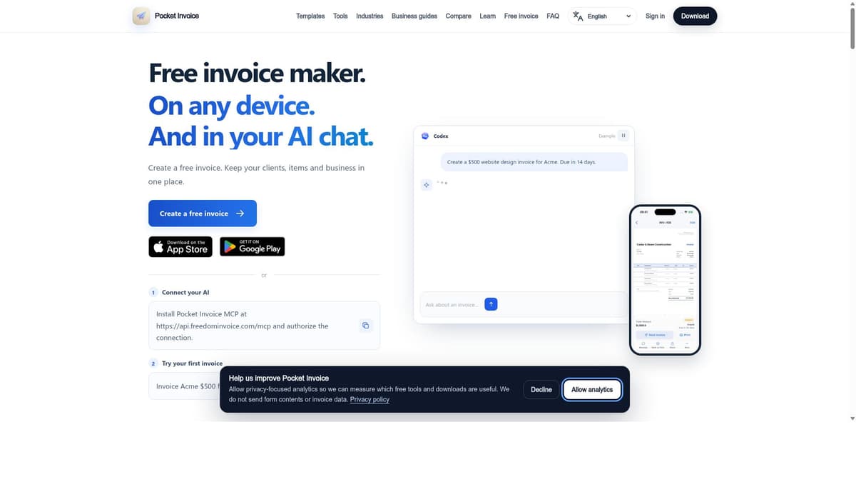 Pocket Invoice