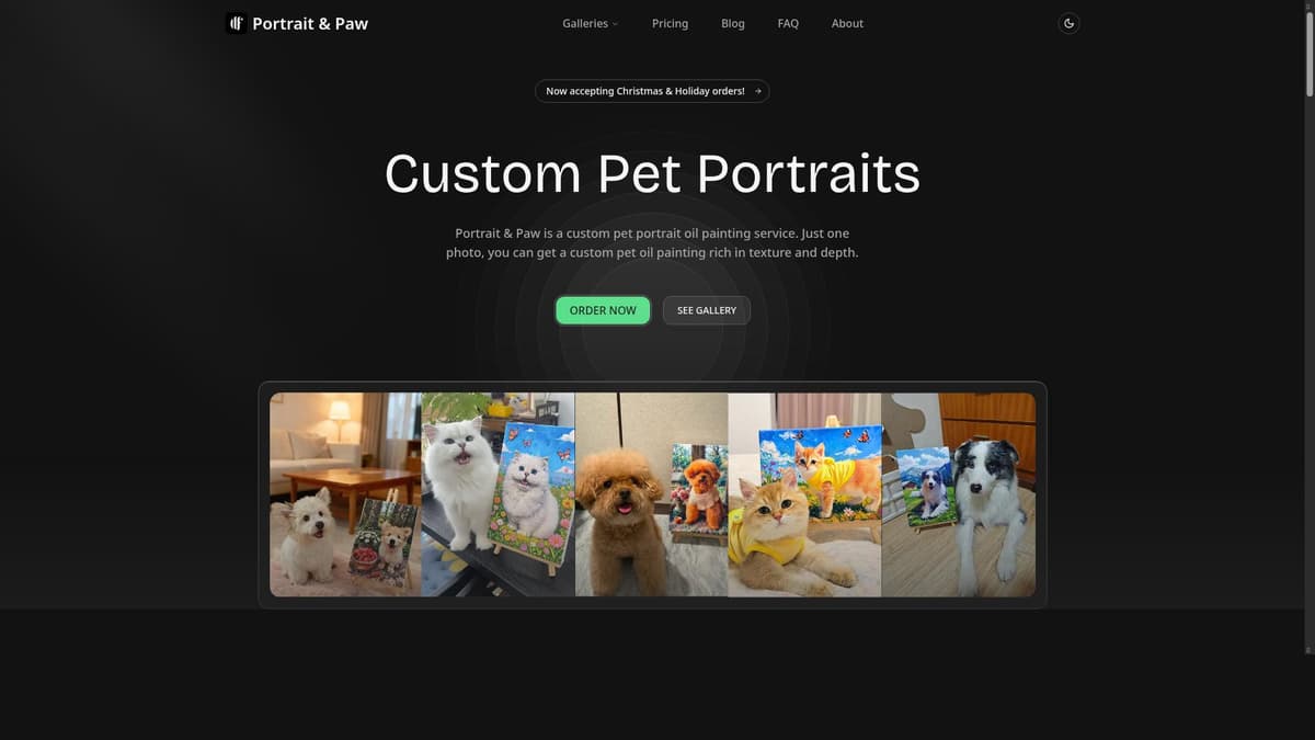 Portrait & Paw