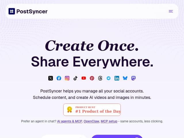 PostSyncer - Business & Marketing | PoweredbyAI
