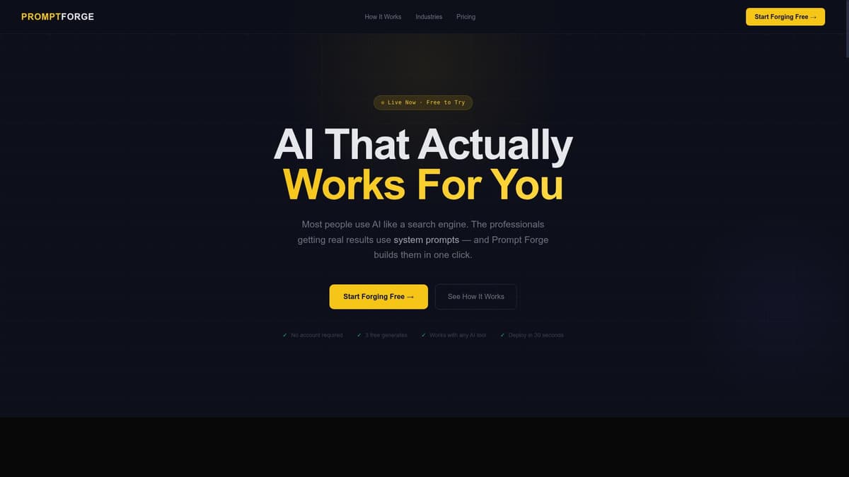 Prompt Forge