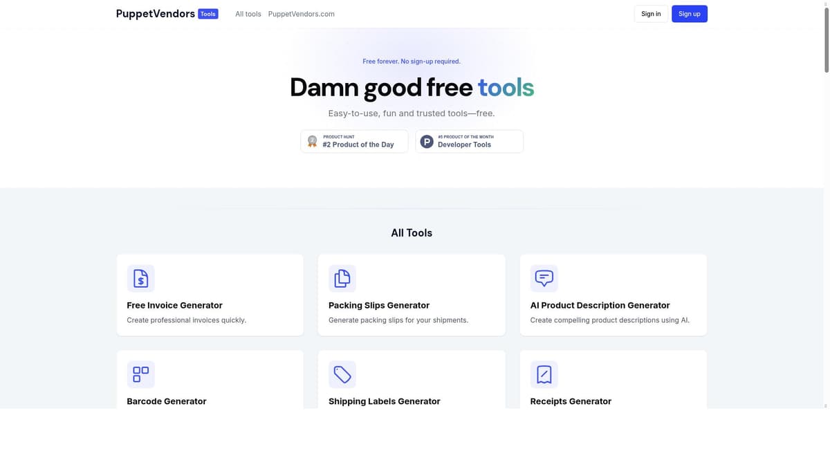 Damn Good Tools
