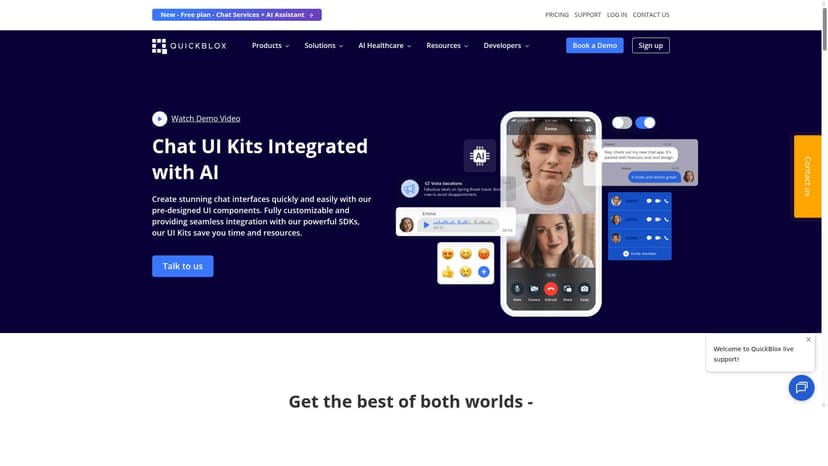 AI Enhanced UI Kits - Conversational AI & Chatbots | PoweredbyAI