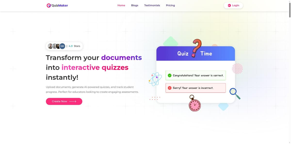 Quiz Maker AI - Document to Quiz Converter