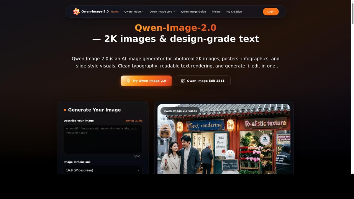 Qwen Image 2
