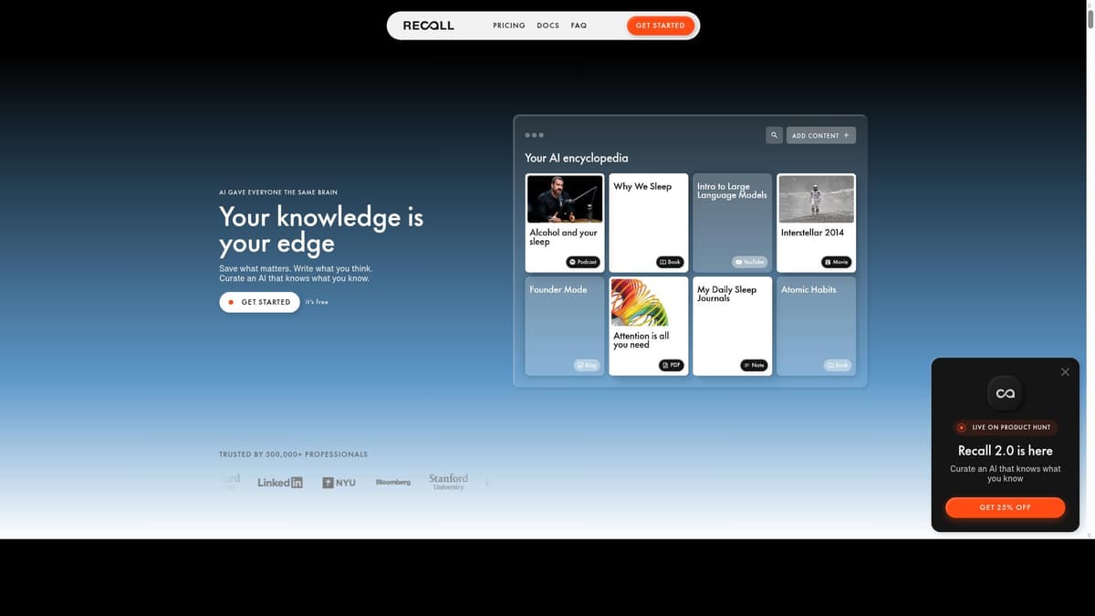 Recall Augmented Browsing