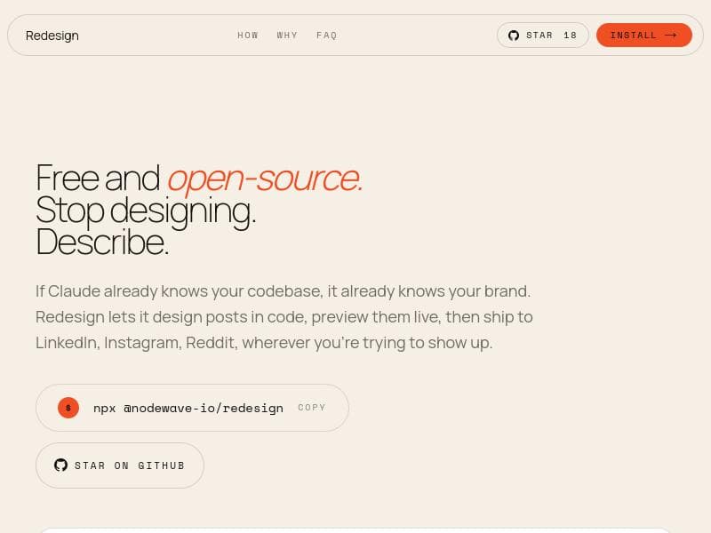 Redesign by Nodewave