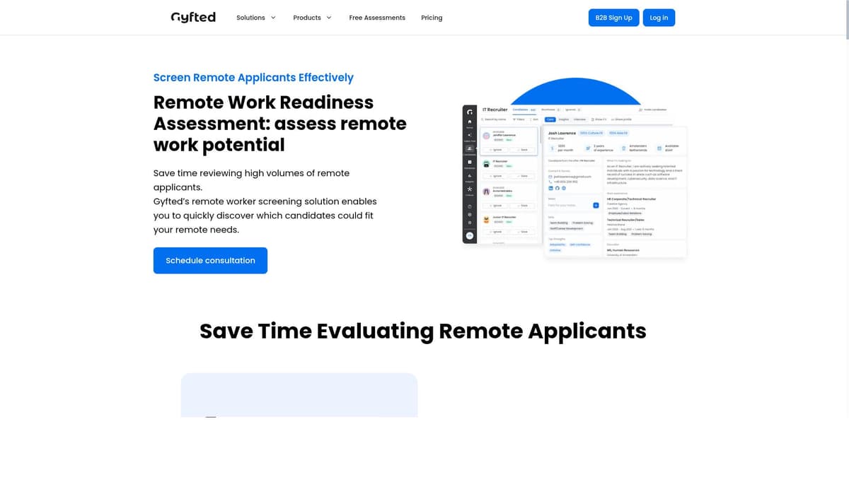 Remote Work Assessment