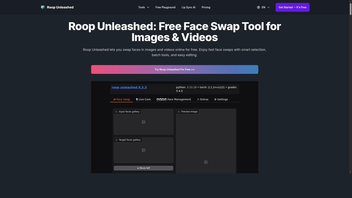 Roop Unleashed