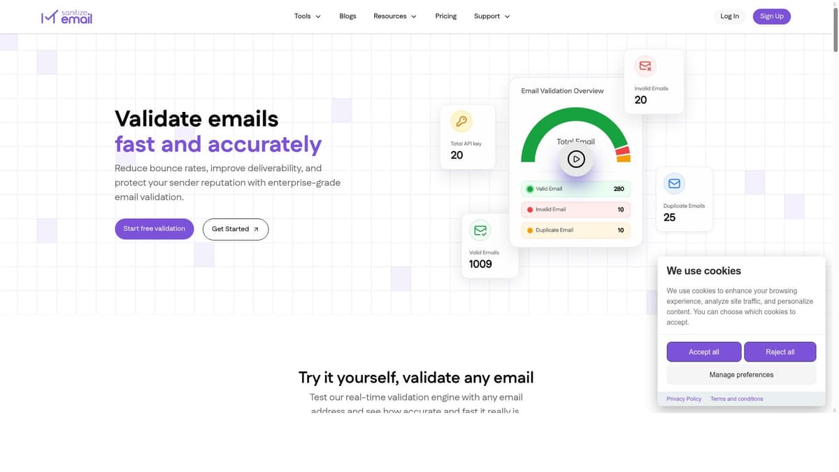 Sanitize Email