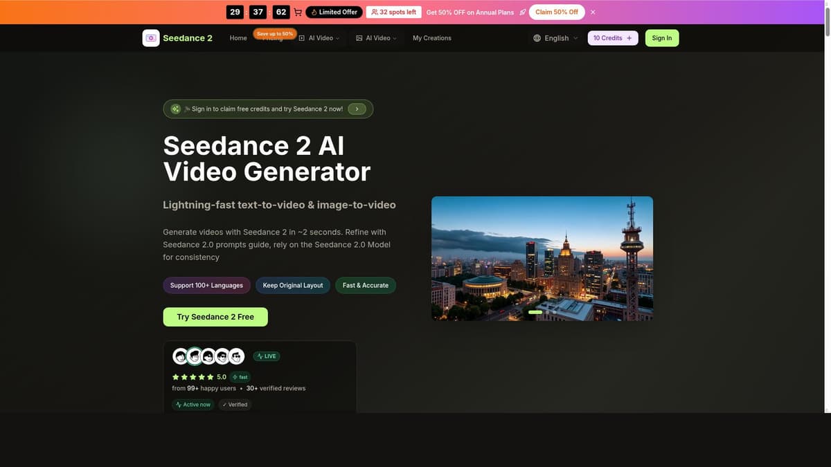 Seedance 2 VIDEO