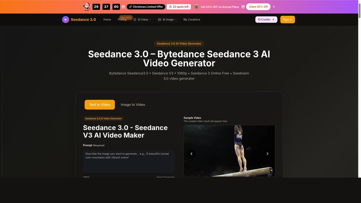 Seedance 3.0 AI