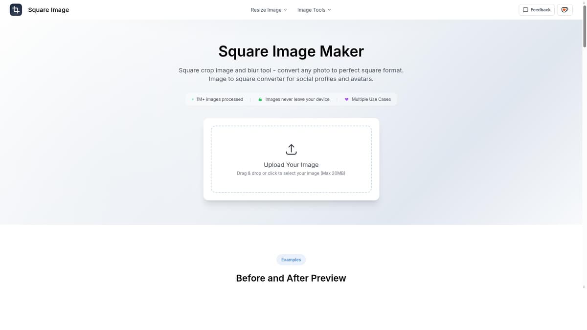 Make image square