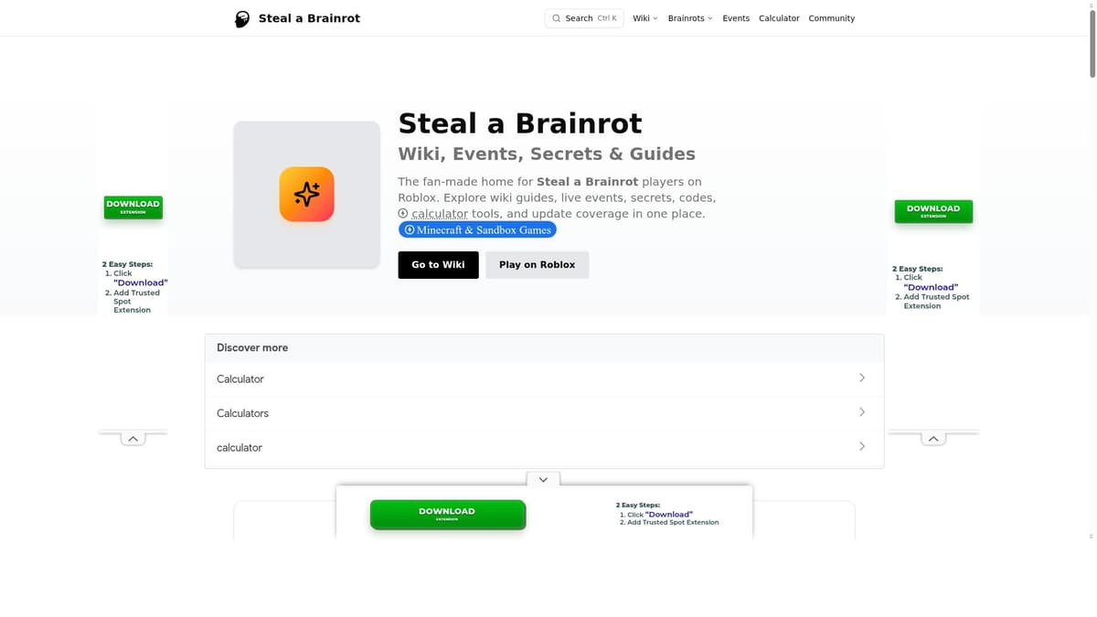 Steal a Brainrot Fan