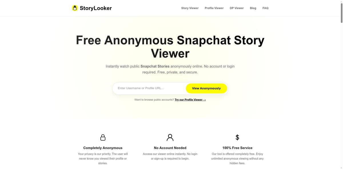 Anonymous Snapchat Story Viewer