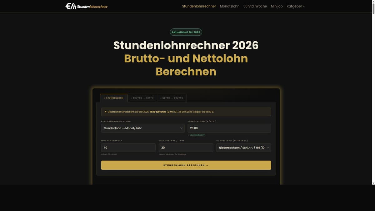 Stundenlohnrechner