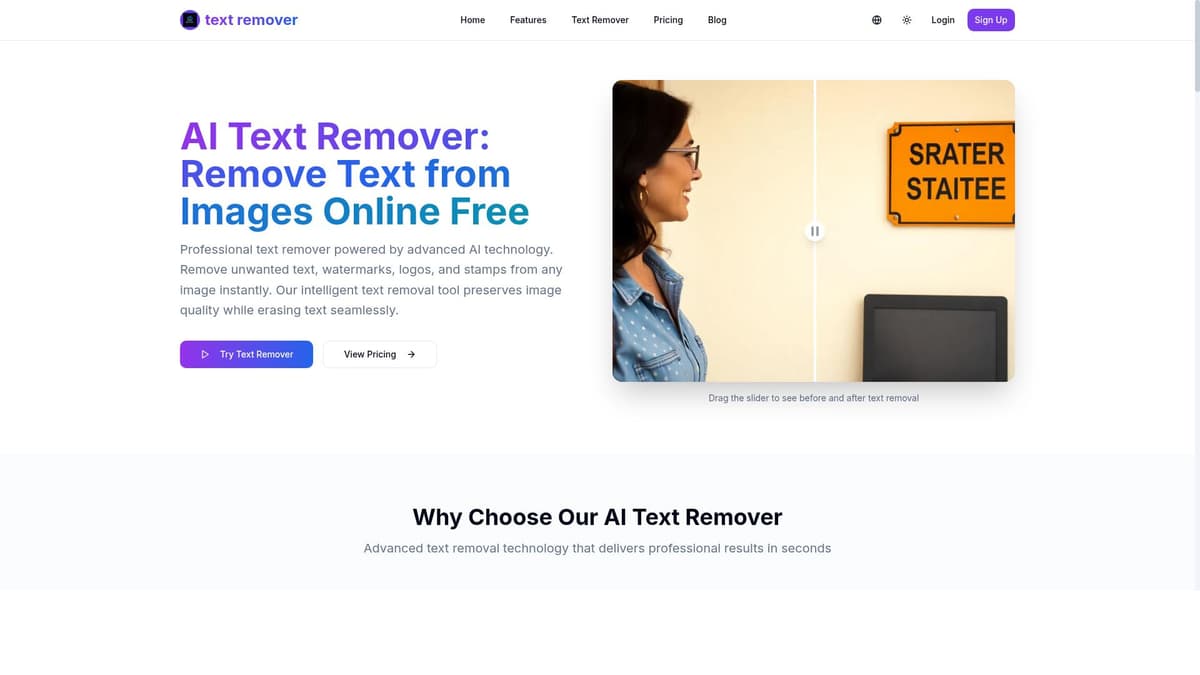 text remover