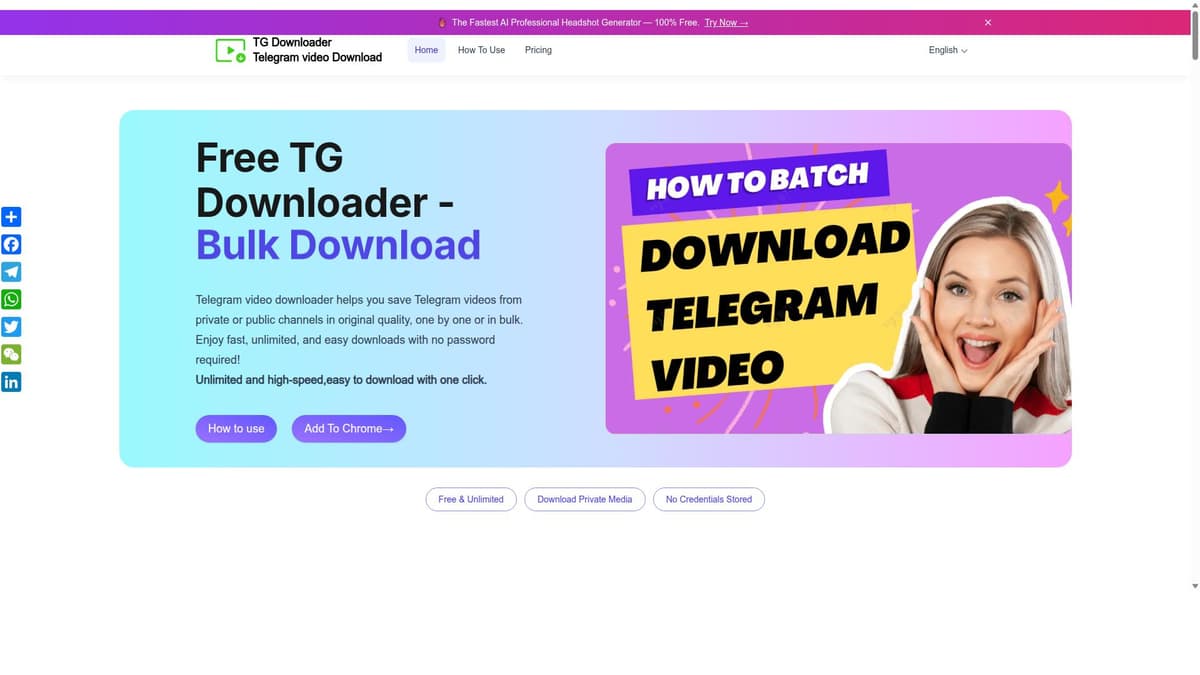 Telegram Video Downloader