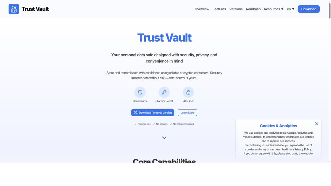 Trust Vault Review 2026 - Free Security & Surveillance | PoweredByAI