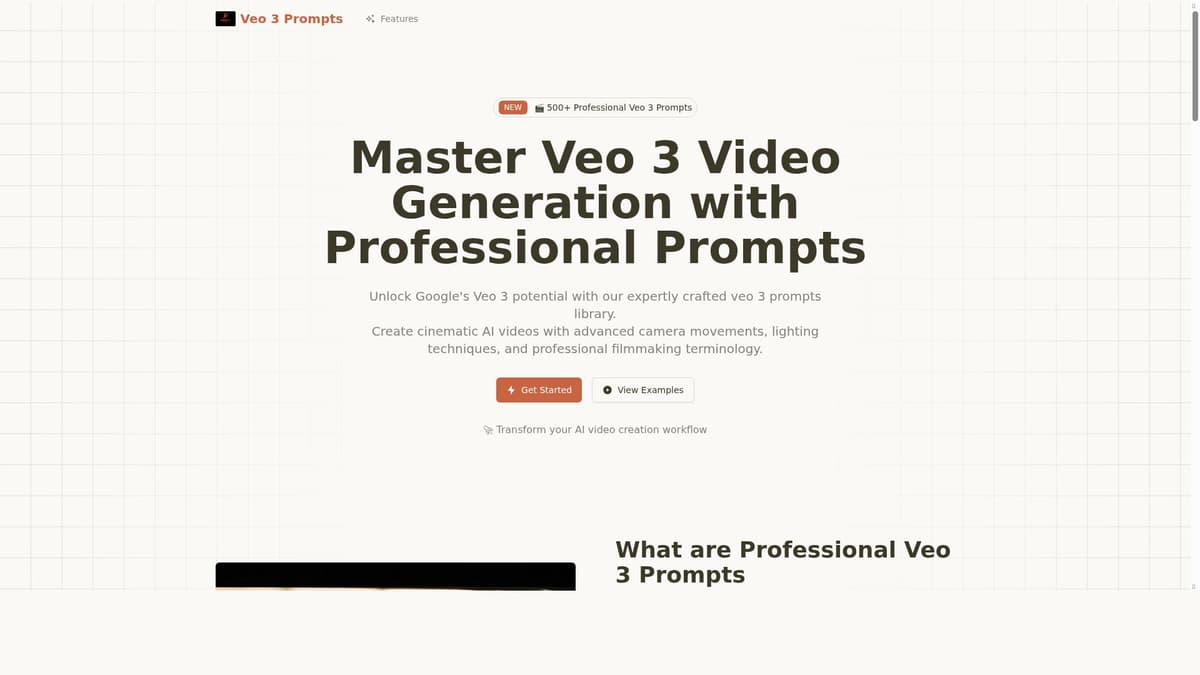 veo 3 prompts