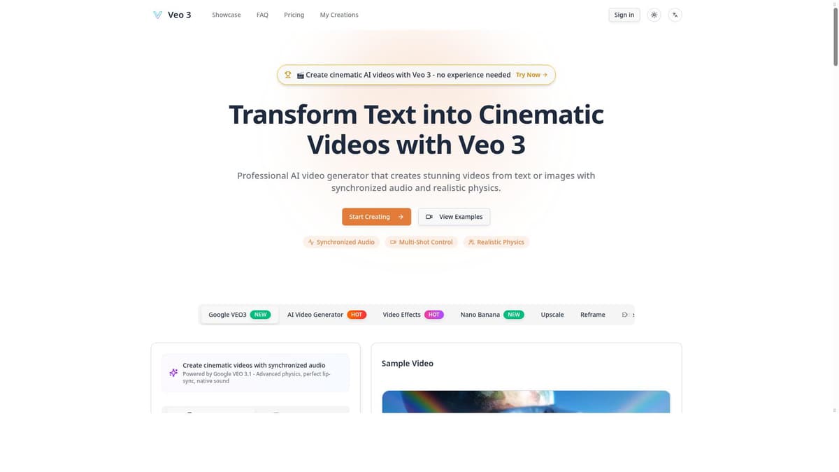 Veo 3 - Professional Multi-Shot Video Creation