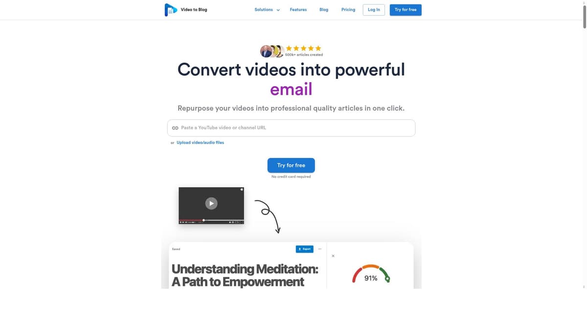 Video To Blog