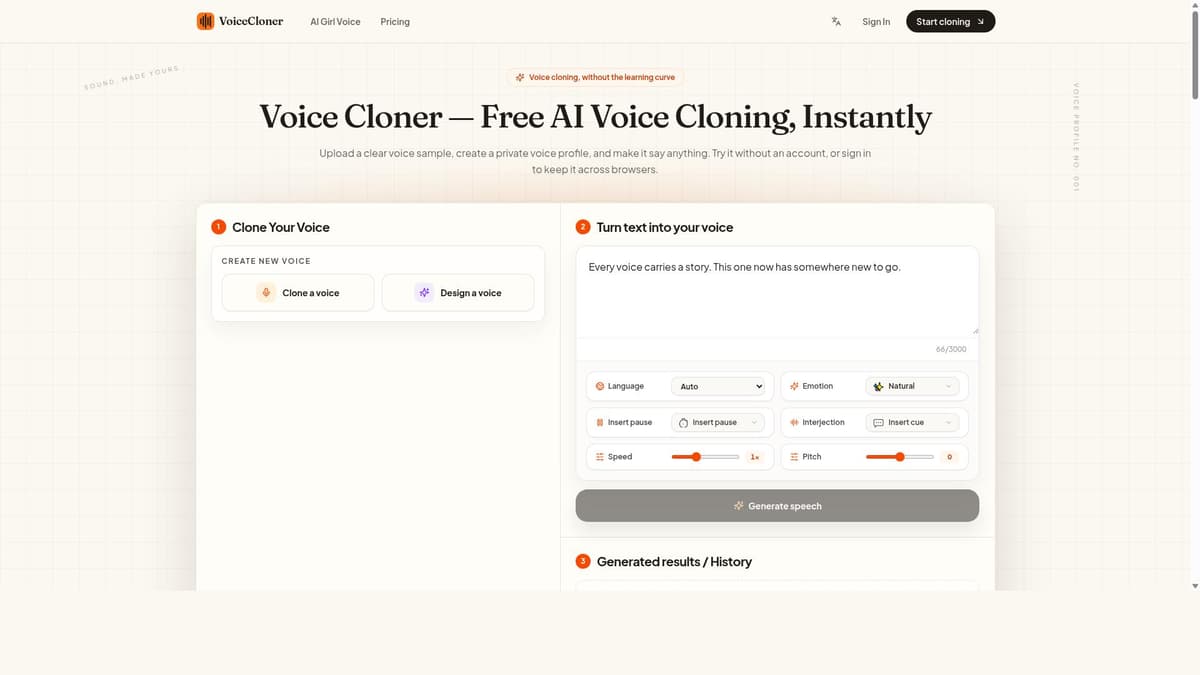 Voice Cloner