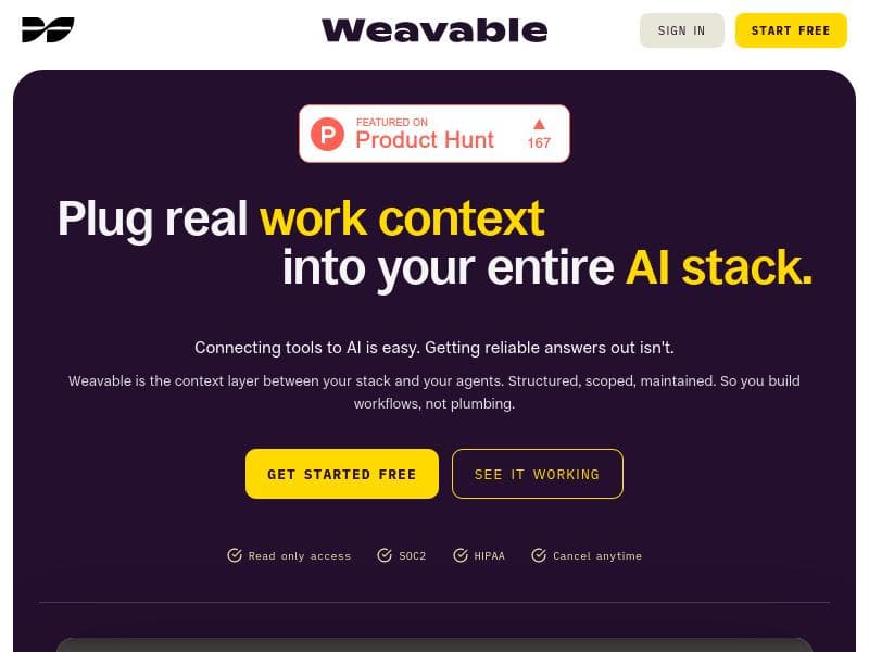 Weavable