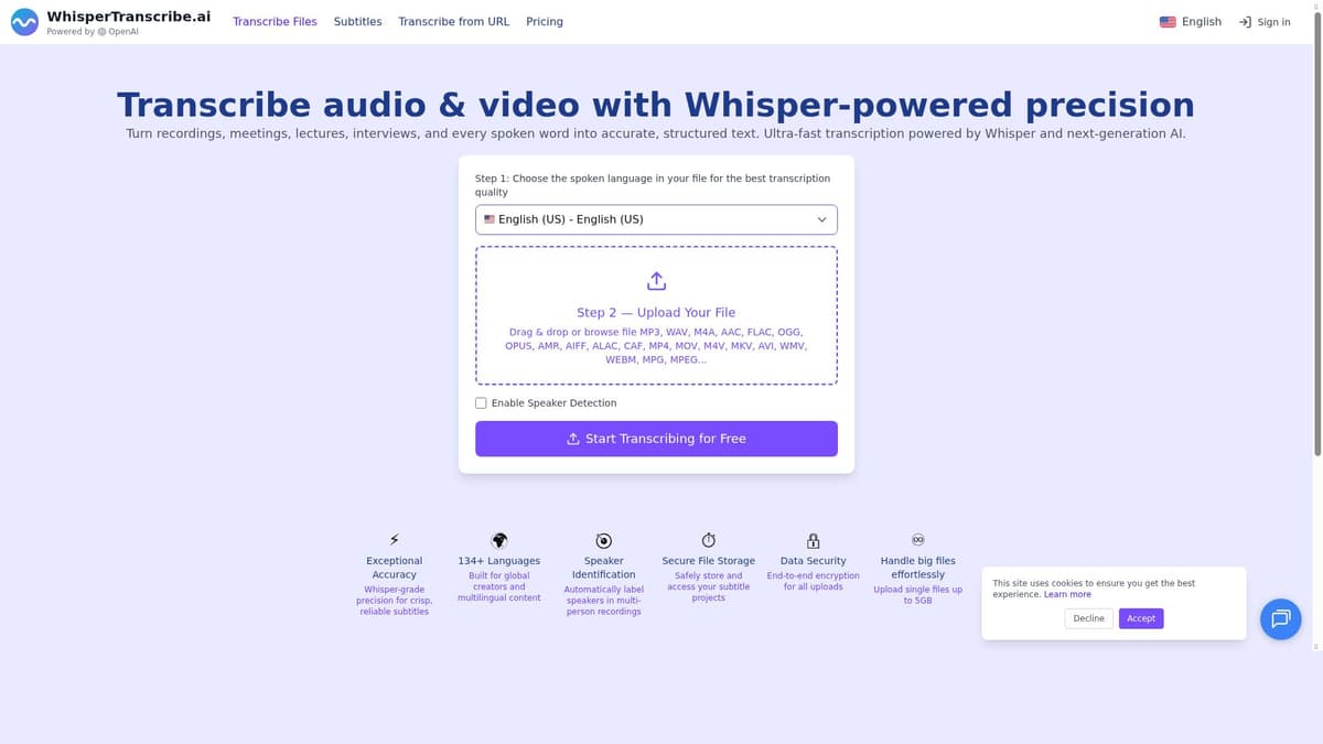 WhisperTranscribe.ai