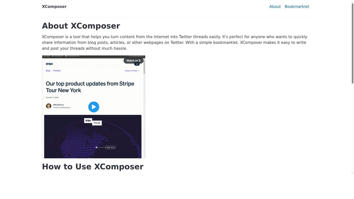 X Composer