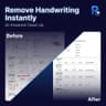 Remove Handwriting