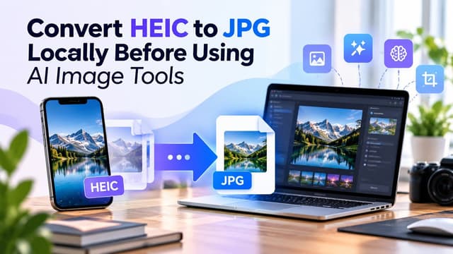Convert HEIC to JPG locally before using AI image tools