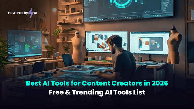 Best AI Tools for Content Creators in 2026 – Free & Trending AI Tools List