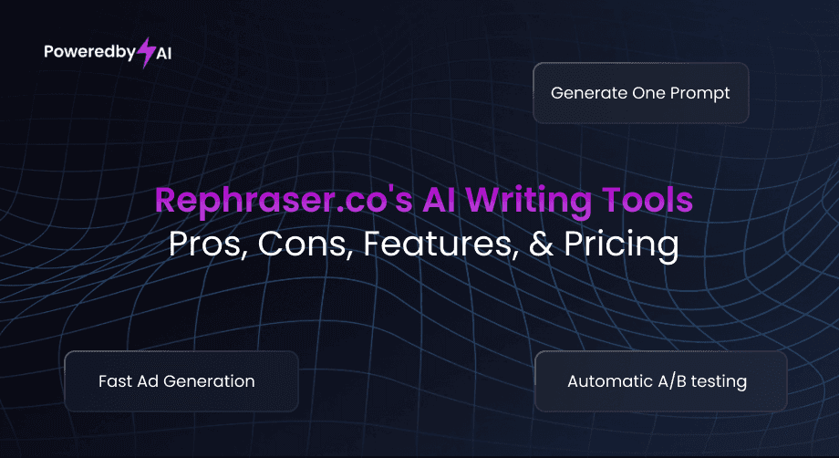Rephraser.co's AI Writing Tools: Pros, Cons, Features, & Pricing