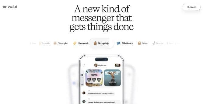 AI-powered app maker Wabi pivots to a messaging experience