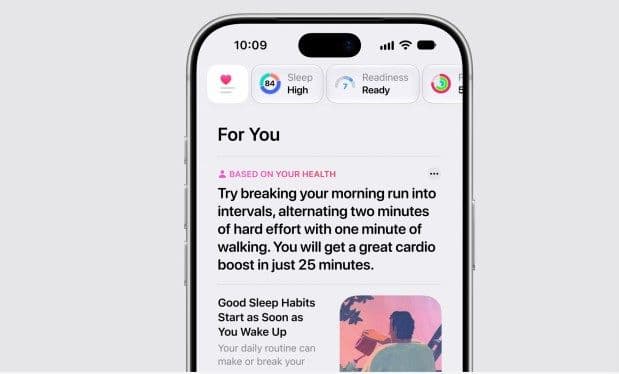 Apple’s revamped Health app will calculate your ‘health age’ and readiness score