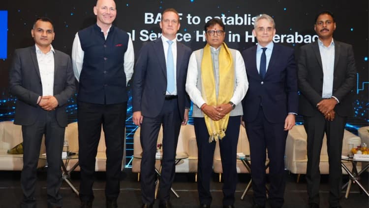 BASF to Set Up Global Service & Digital Hubs in Hyderabad