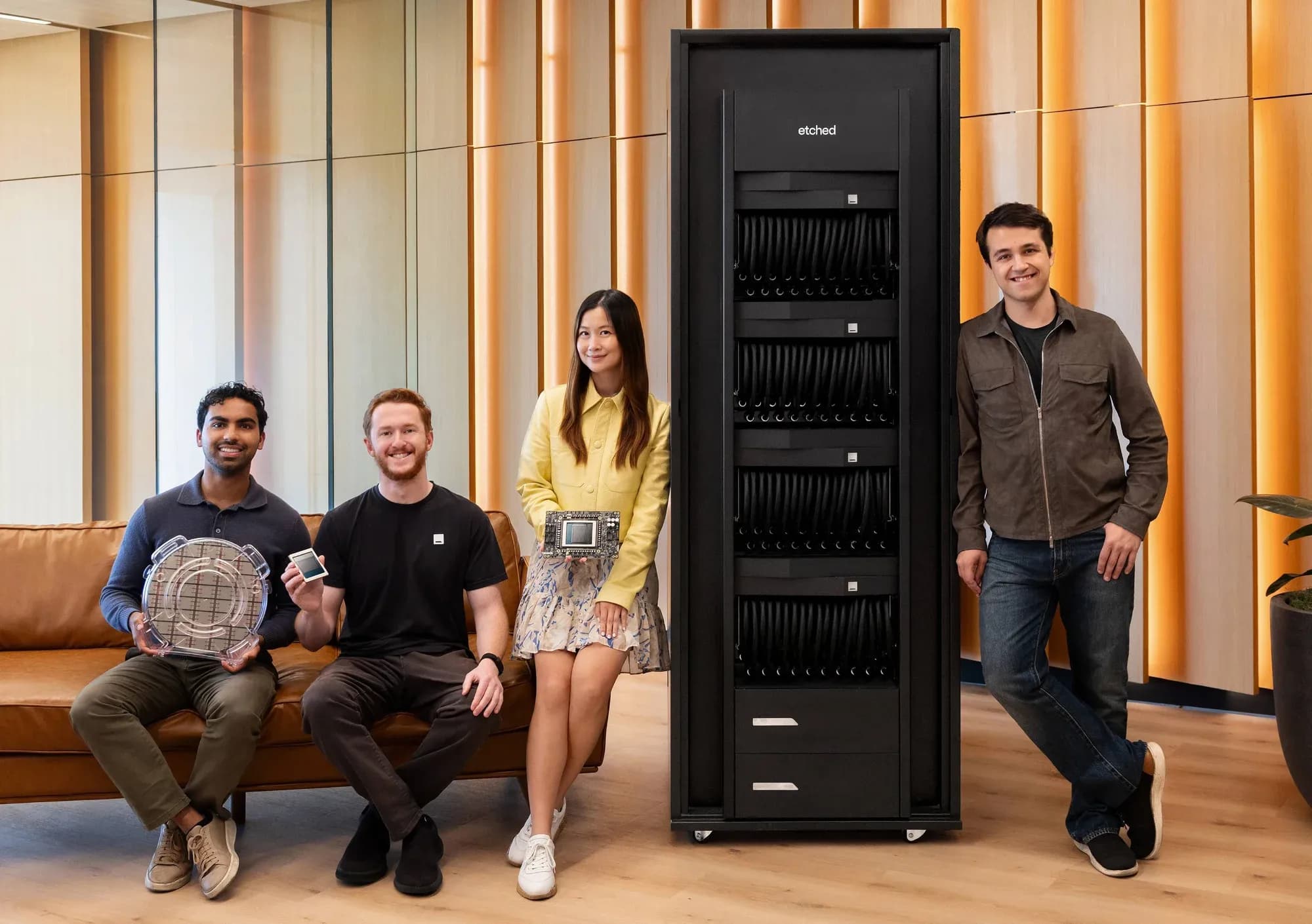 Hardware Co Etched Ships First AI Rack to Jane Street as Valuation Hits $21 Bn