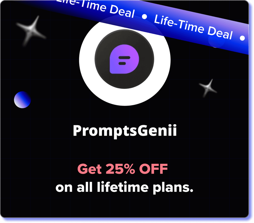 25% off on all Lifetime Plans (one-time payment, yours forever!)