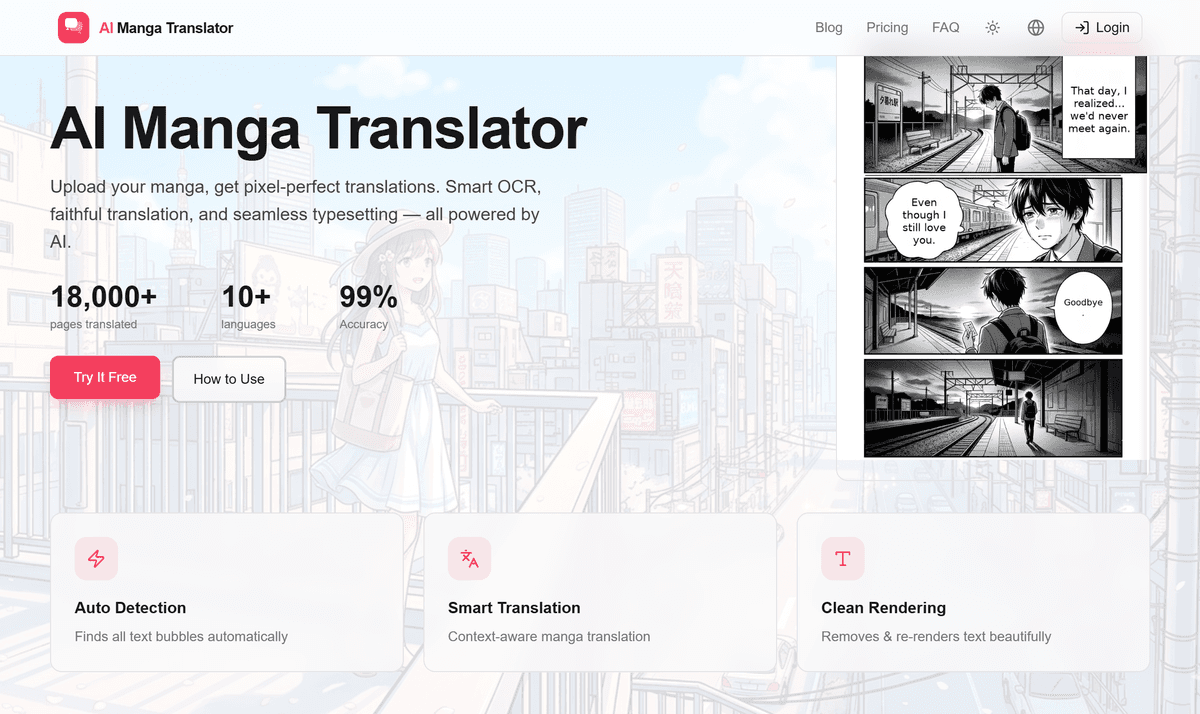 AI Manga Translator