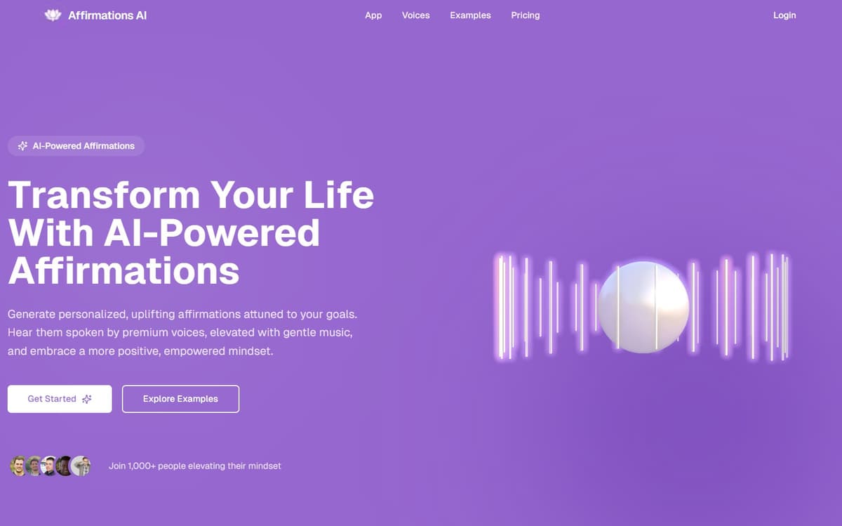 Affirmations AI