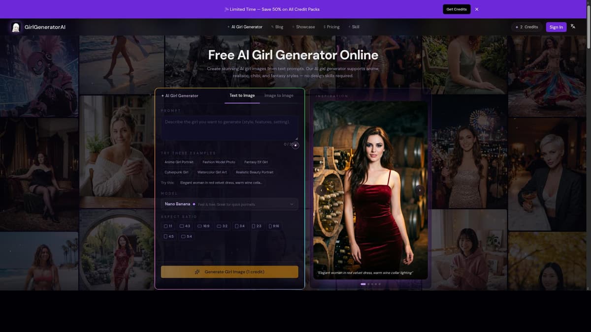 AI Girl Generator & Image Creator