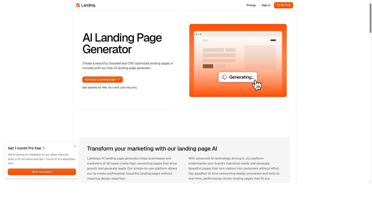 Landing | AI Landing Page