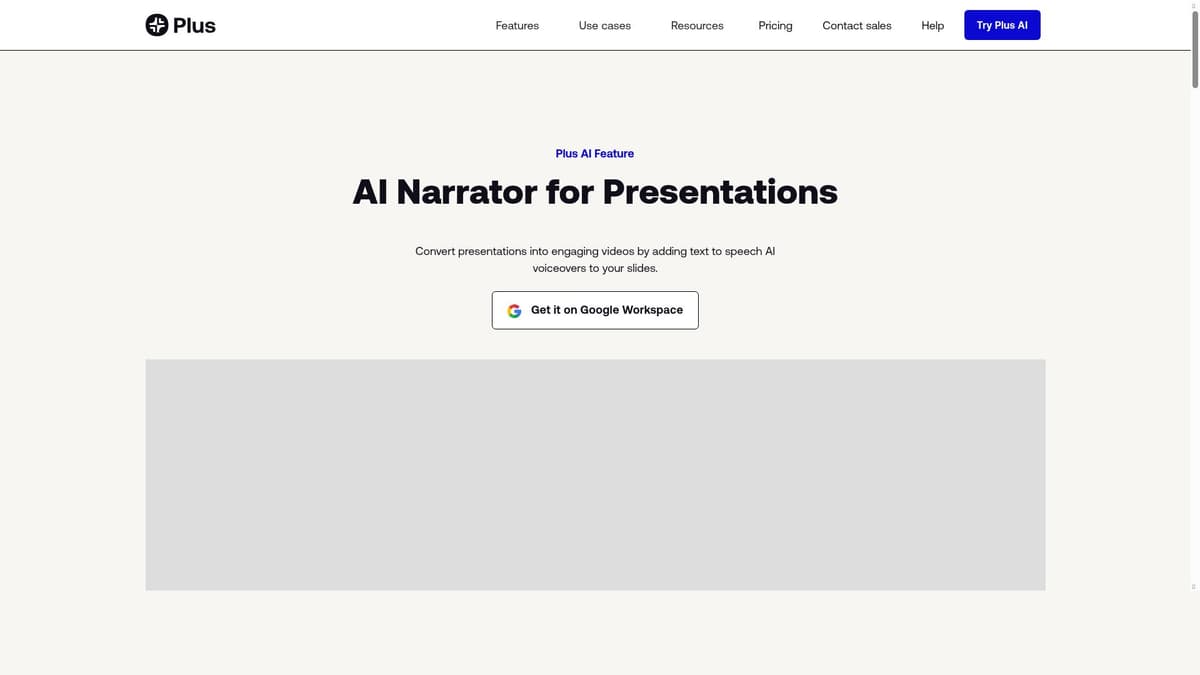 AI Presentation Narrator