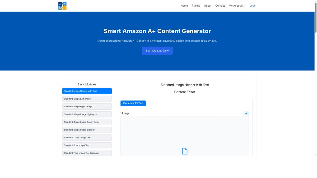 Amazon A+ Content Generator