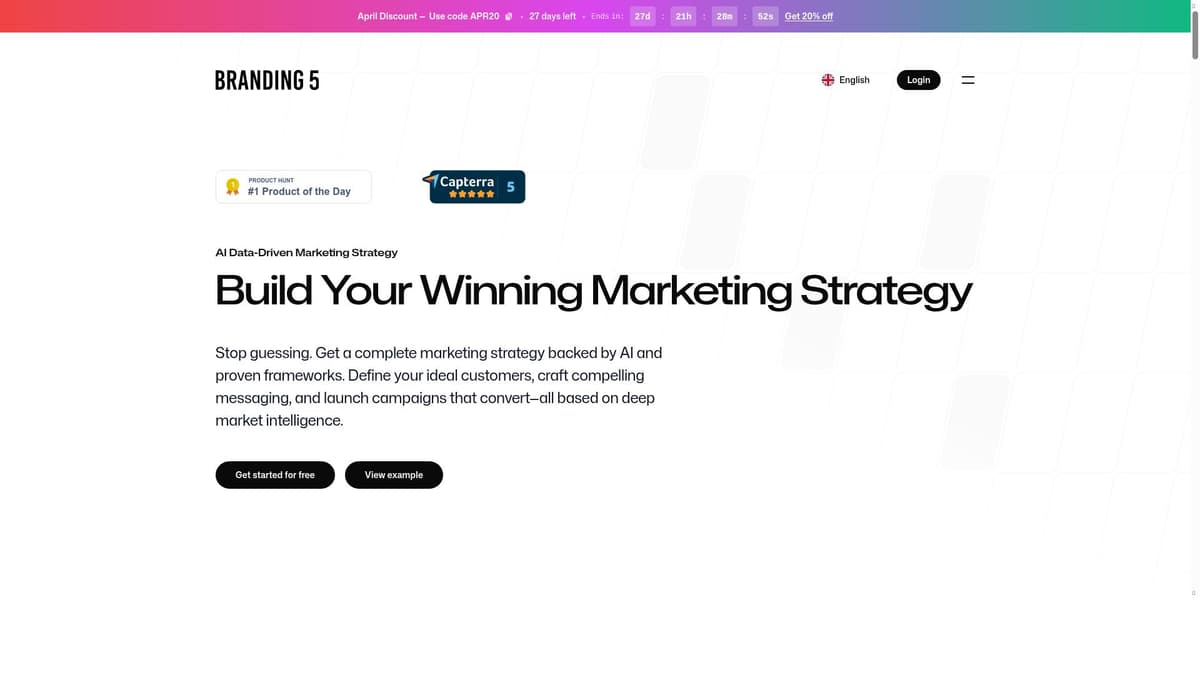 Marketing Audit & Strategy Generator