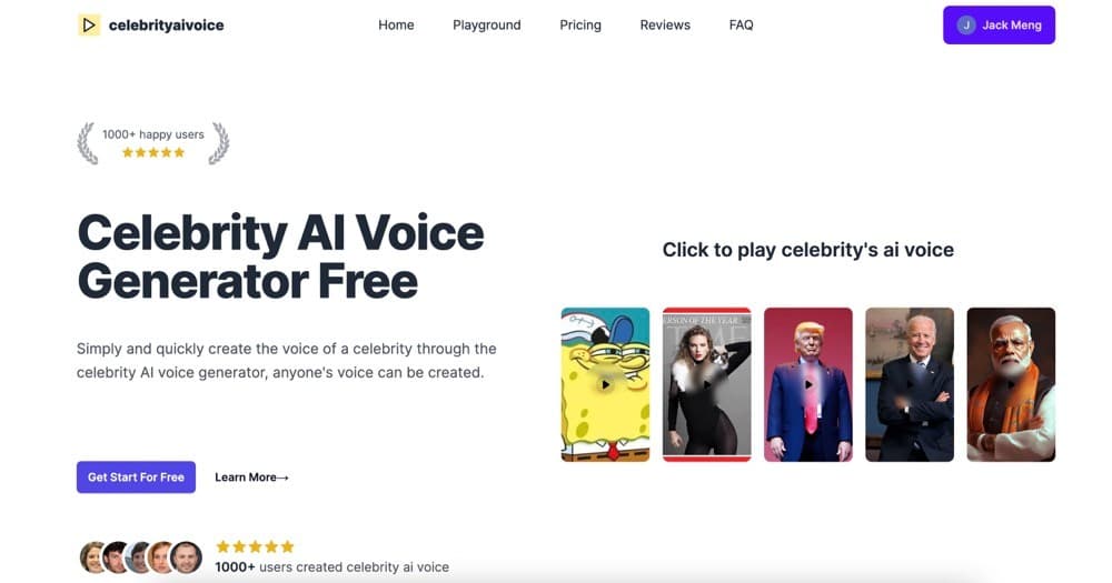 Celebrity AI Voice