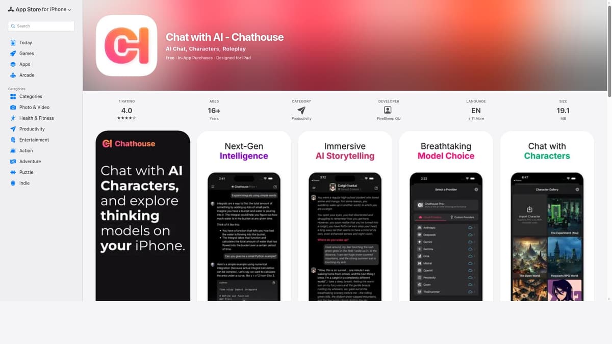 Chathouse: Chat with AI