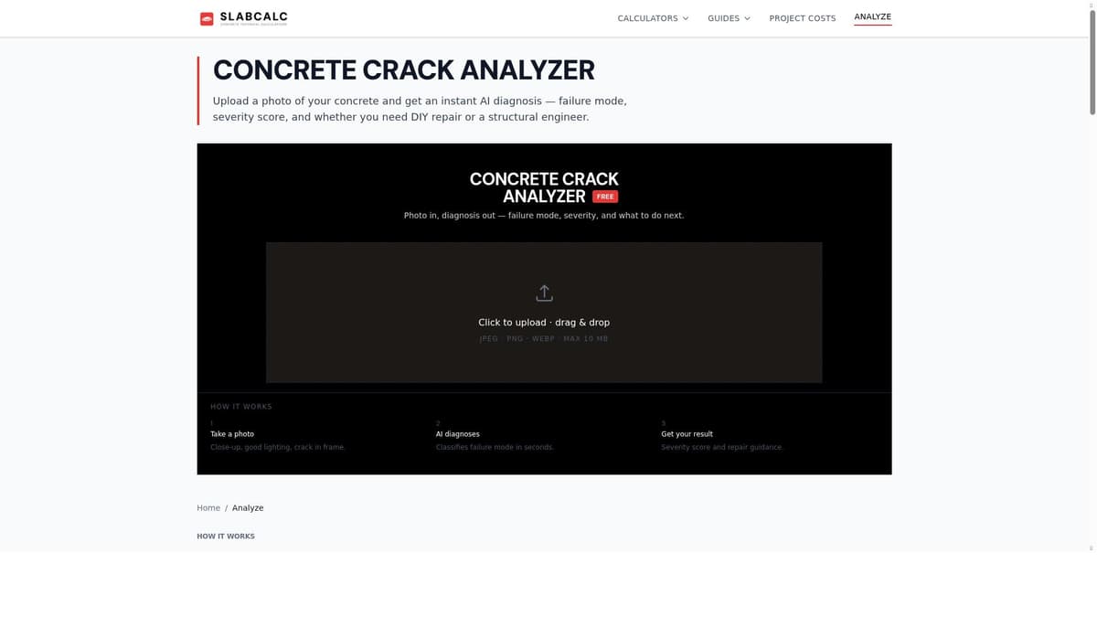 Concrete Crack Analyzer