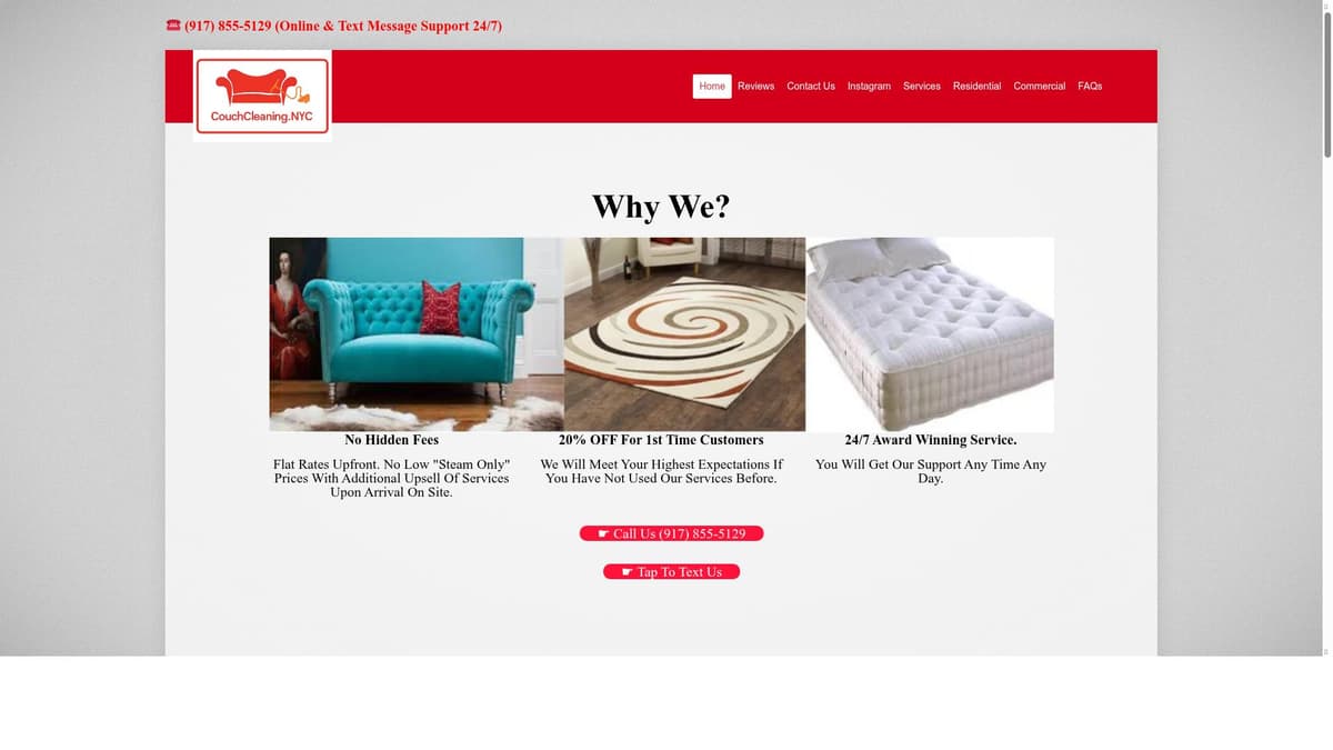 Upholstery Cleaning Service